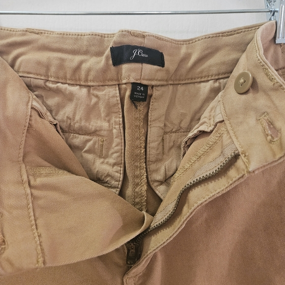 J. CREW women's size 24 slim broken in boyfriend pants - Picture 6 of 14